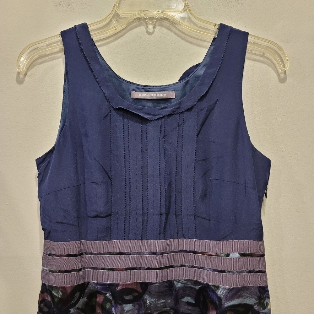 Boden Limited Edition Silk Sheath Scoop Neckline Dress - 4 US - Picture 2 of 9